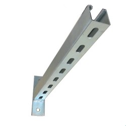 SLOTTED CANTILEVER ARM TWO HOLE 600 MM HDG (BOX OF ONE PIECE)