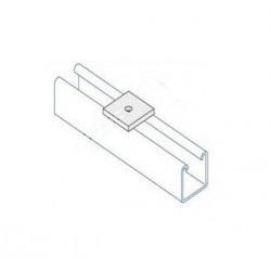 Channel bracket flat M12X50 hole BZP (BOX OF 100 PCS)